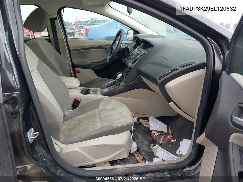 2014 Ford Focus Se VIN: 1FADP3K29EL120632 Lot: 30094556