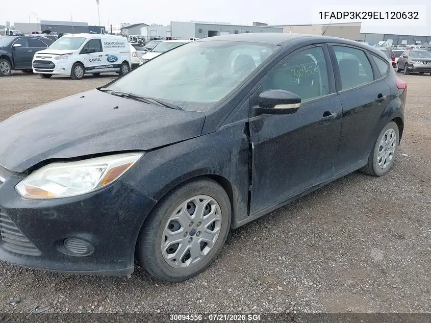 2014 Ford Focus Se VIN: 1FADP3K29EL120632 Lot: 30094556