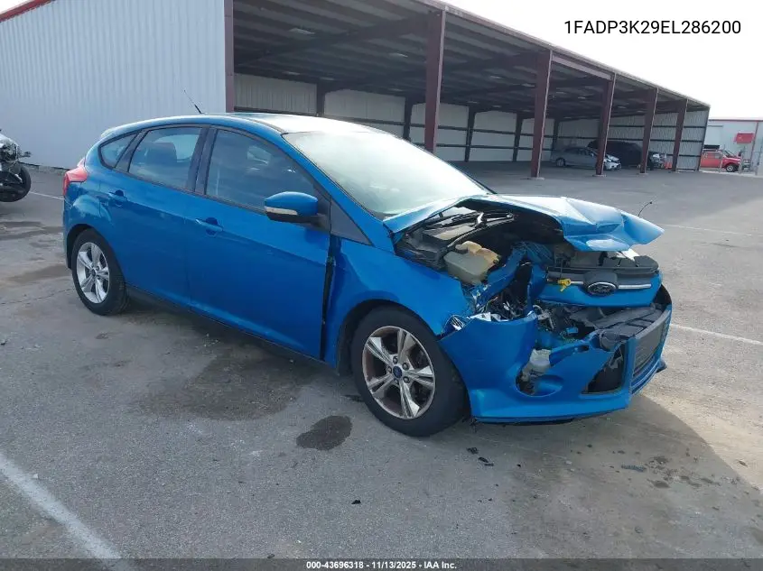 1FADP3K29EL286200 2014 Ford Focus Se