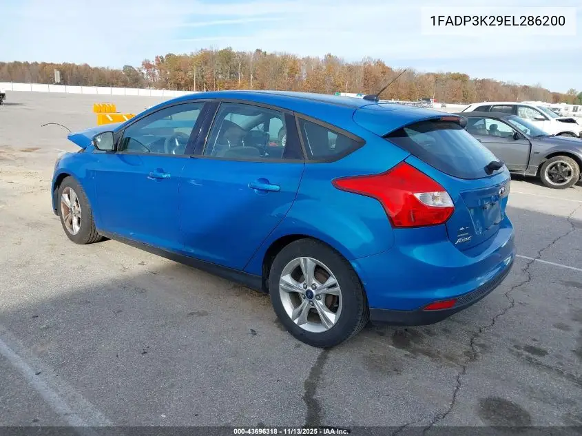 1FADP3K29EL286200 2014 Ford Focus Se