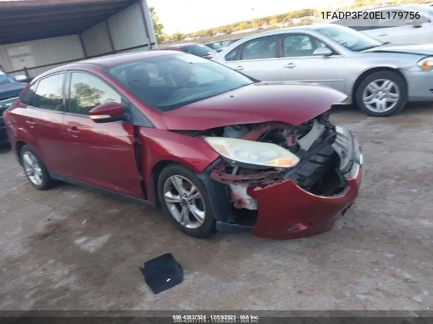 1FADP3F20EL179756 2014 Ford Focus Se