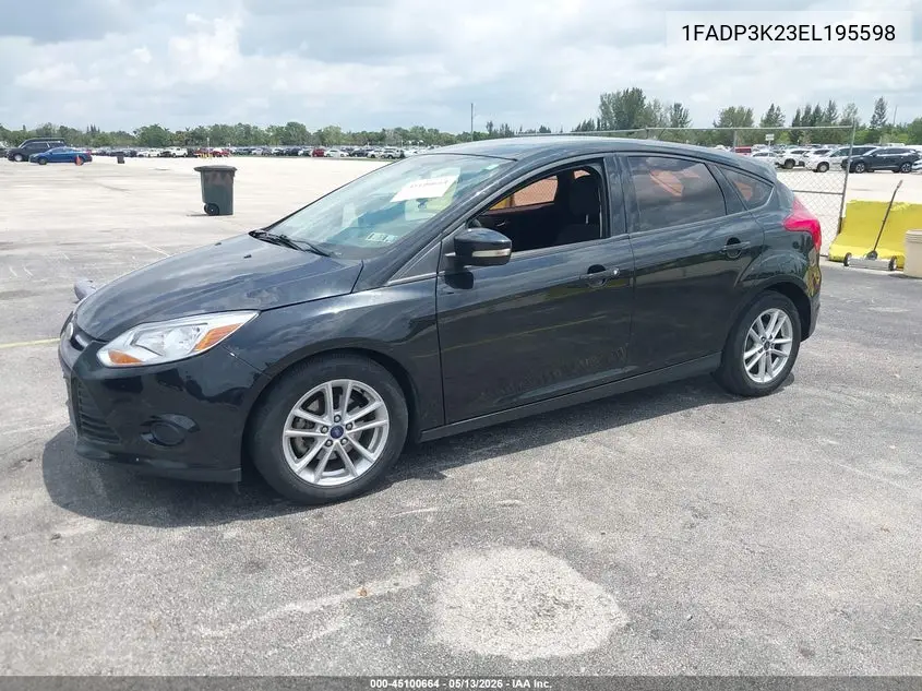1FADP3K23EL195598 2014 Ford Focus Se