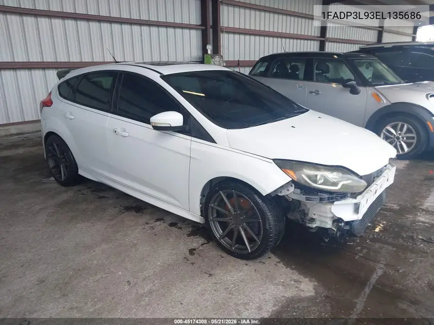 2014 Ford Focus St VIN: 1FADP3L93EL135686 Lot: 45174308