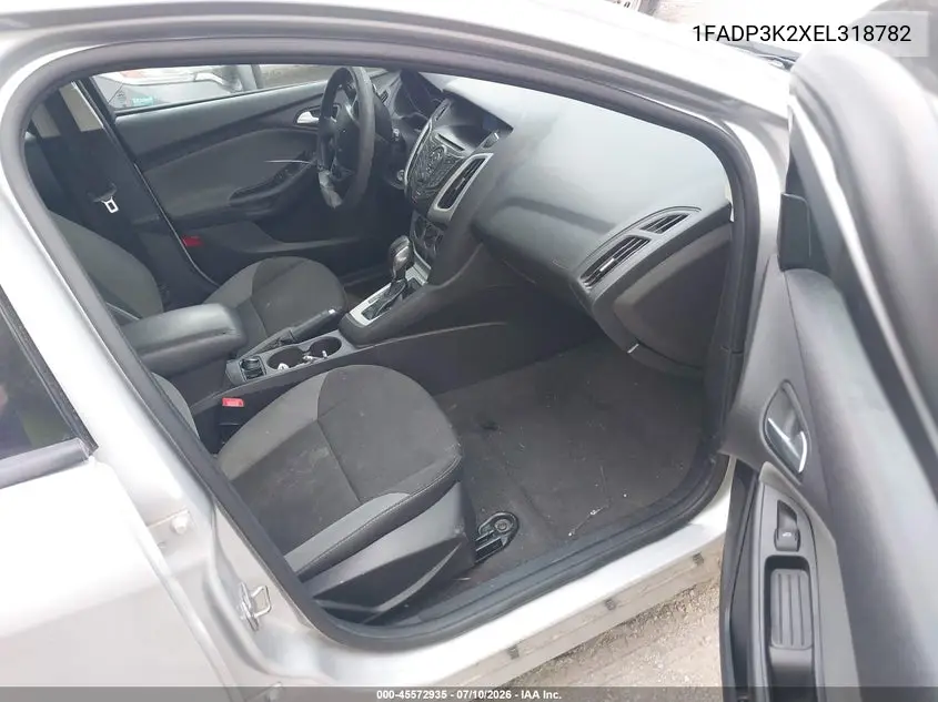 2014 Ford Focus Se VIN: 1FADP3K2XEL318782 Lot: 45572935