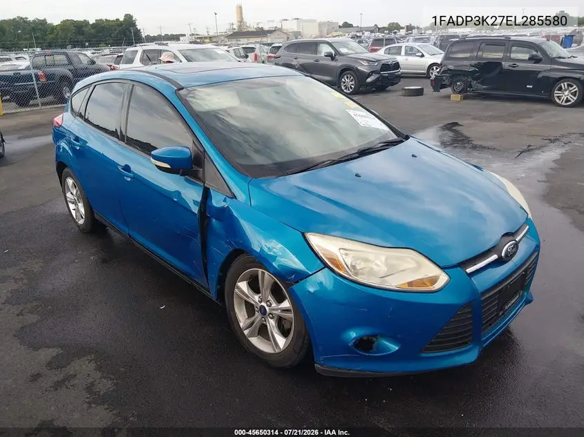 2014 Ford Focus Se VIN: 1FADP3K27EL285580 Lot: 45650314