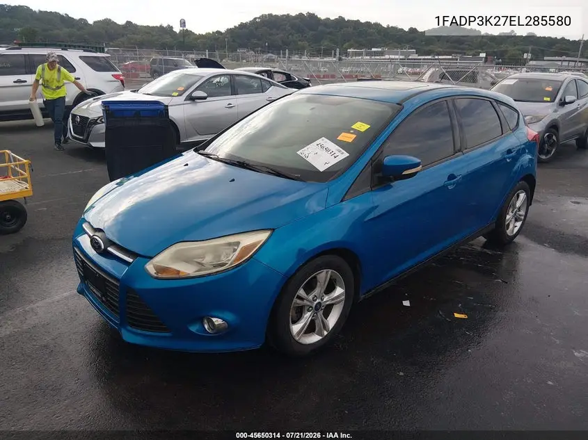 2014 Ford Focus Se VIN: 1FADP3K27EL285580 Lot: 45650314