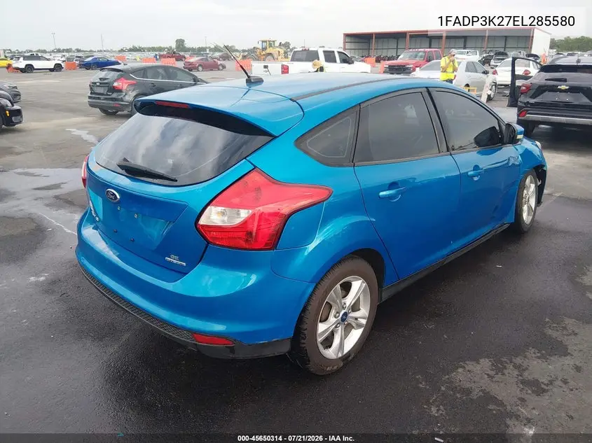2014 Ford Focus Se VIN: 1FADP3K27EL285580 Lot: 45650314