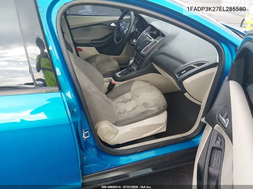 2014 Ford Focus Se VIN: 1FADP3K27EL285580 Lot: 45650314