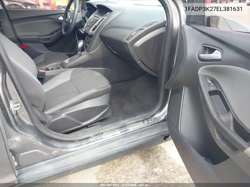 2014 Ford Focus Se VIN: 1FADP3K27EL381631 Lot: 45672812