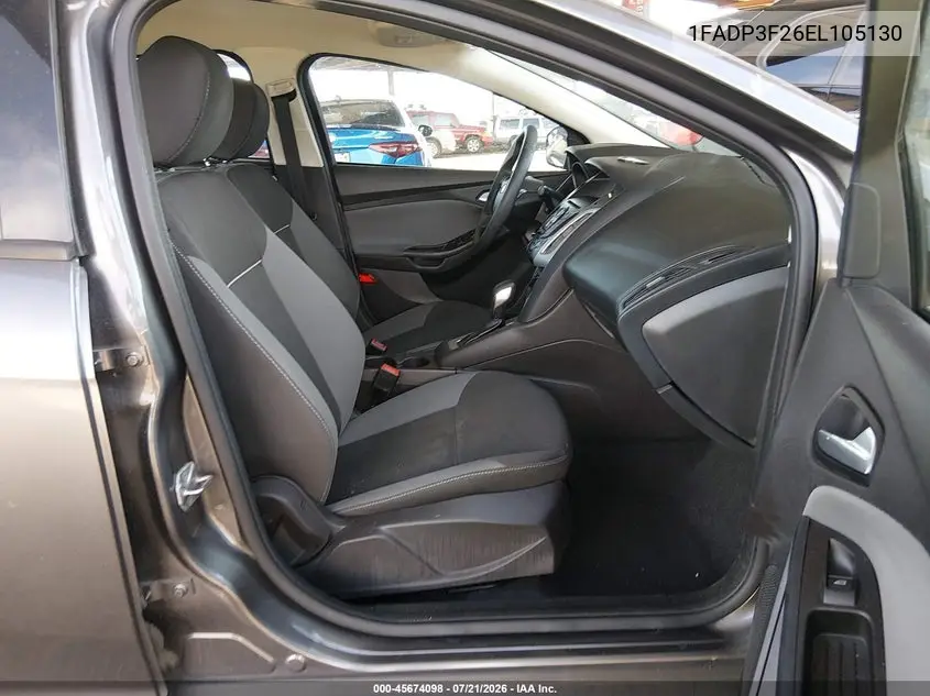 2014 Ford Focus Se VIN: 1FADP3F26EL105130 Lot: 45674098