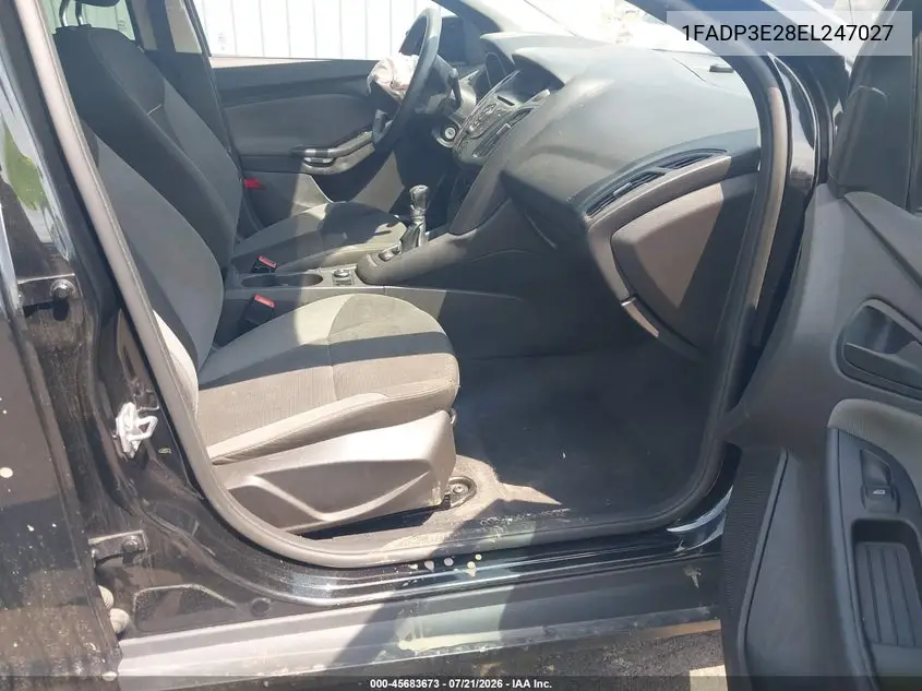 2014 Ford Focus S VIN: 1FADP3E28EL247027 Lot: 45683673