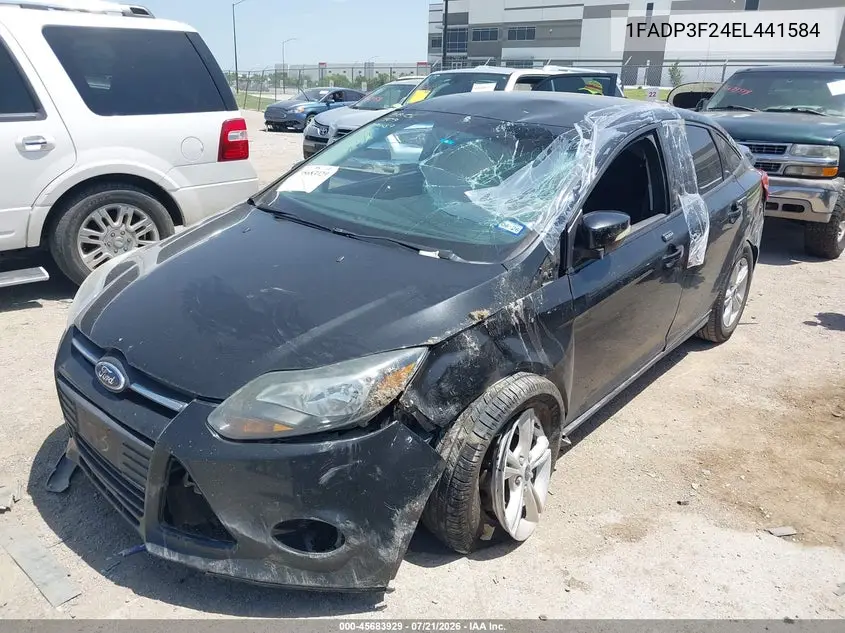 2014 Ford Focus Se VIN: 1FADP3F24EL441584 Lot: 45683929
