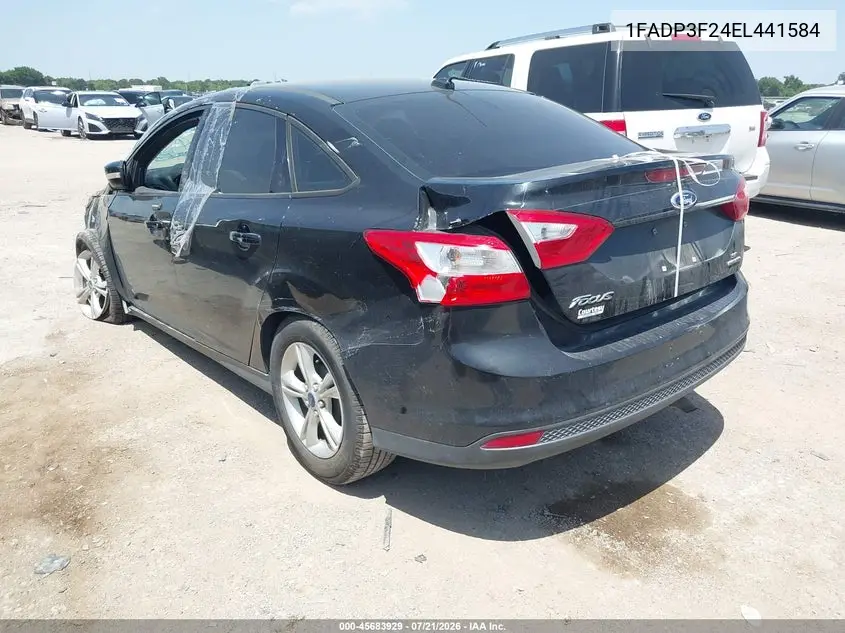 2014 Ford Focus Se VIN: 1FADP3F24EL441584 Lot: 45683929