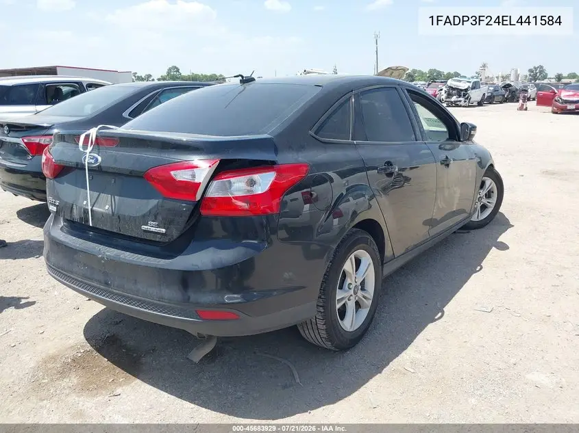 2014 Ford Focus Se VIN: 1FADP3F24EL441584 Lot: 45683929