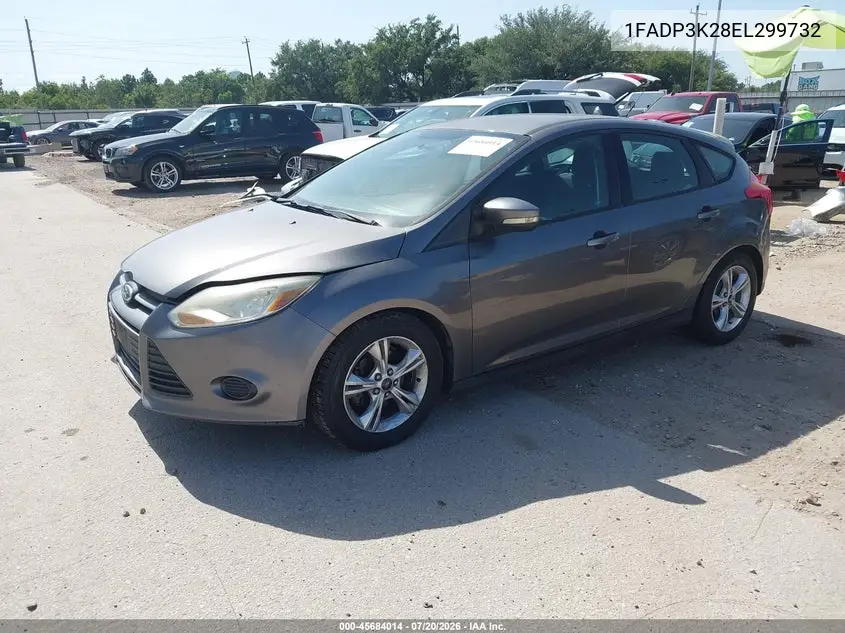 2014 Ford Focus Se VIN: 1FADP3K28EL299732 Lot: 45684014