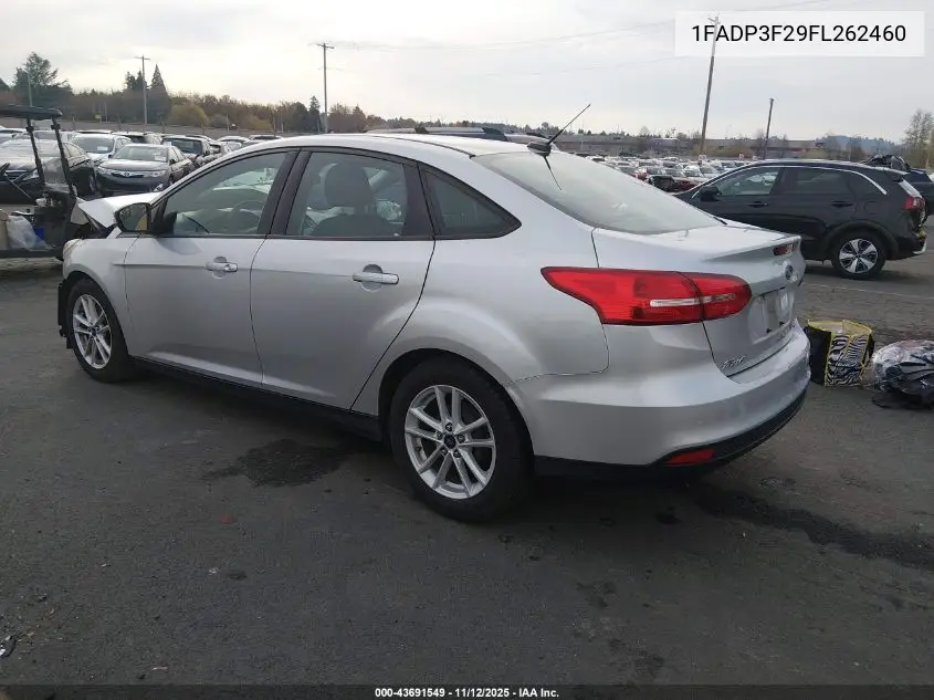 1FADP3F29FL262460 2015 Ford Focus Se