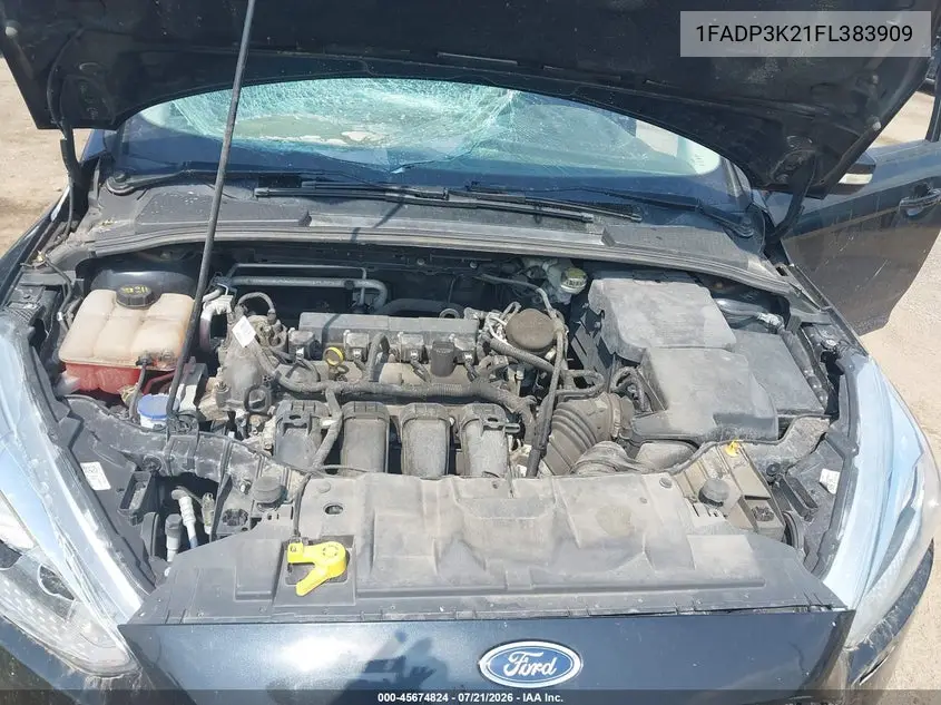 2015 Ford Focus Se VIN: 1FADP3K21FL383909 Lot: 45674824