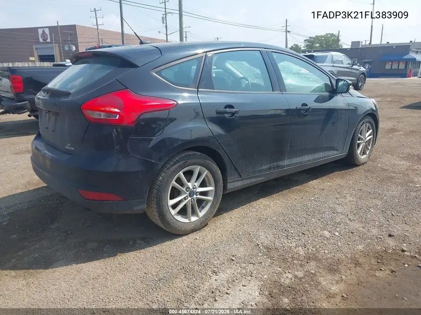 2015 Ford Focus Se VIN: 1FADP3K21FL383909 Lot: 45674824