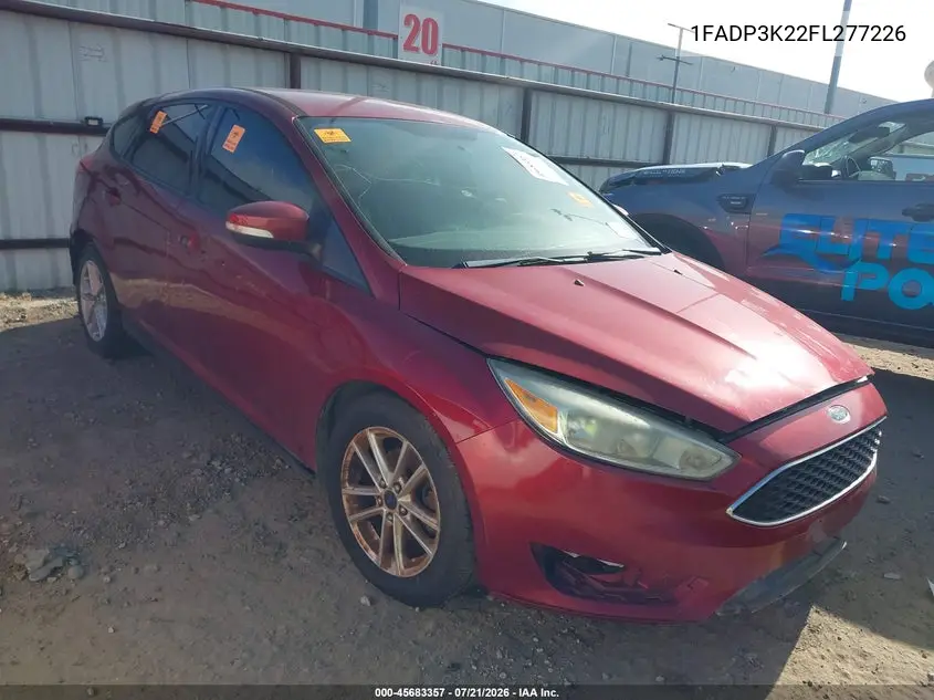 2015 Ford Focus Se VIN: 1FADP3K22FL277226 Lot: 45683357