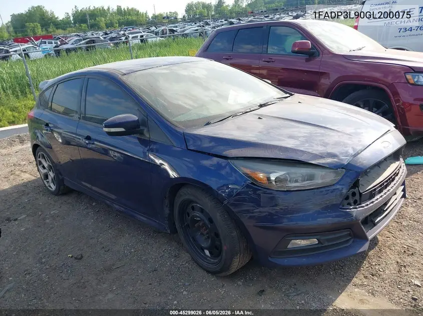 2016 Ford Focus St VIN: 1FADP3L90GL200075 Lot: 45299026