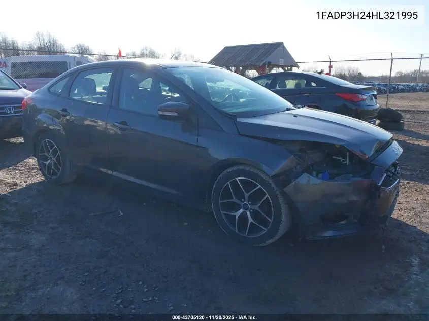 1FADP3H24HL321995 2017 Ford Focus Sel