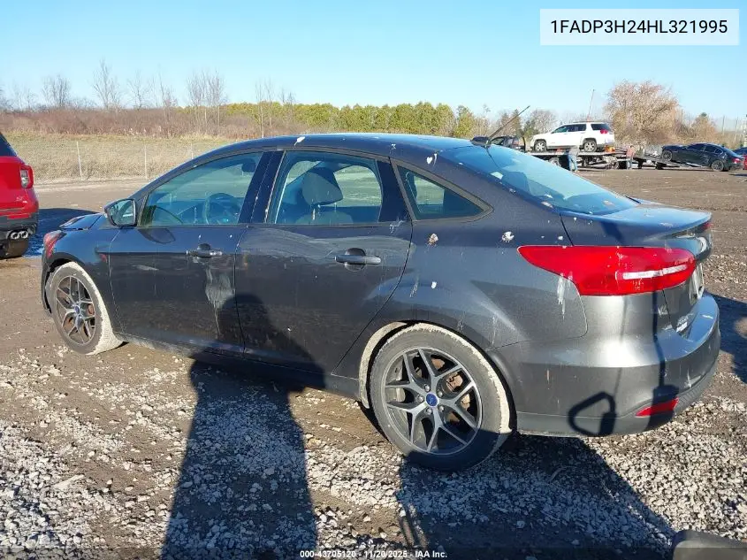 1FADP3H24HL321995 2017 Ford Focus Sel