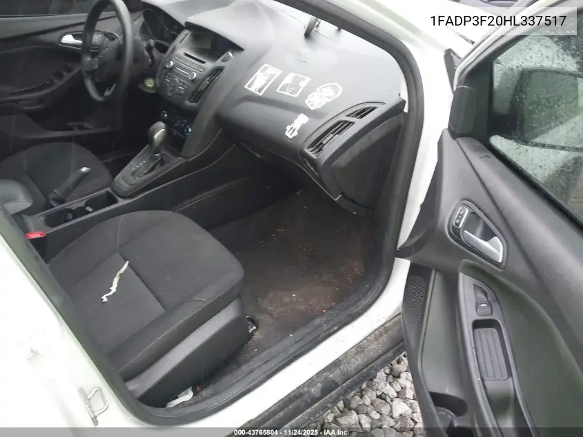 1FADP3F20HL337517 2017 Ford Focus Se