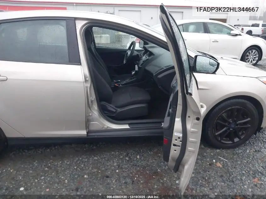 1FADP3K22HL344667 2017 Ford Focus Se