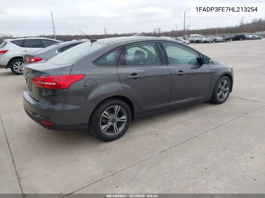 1FADP3FE7HL213254 2017 Ford Focus Se
