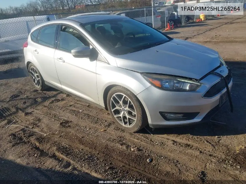 1FADP3M25HL265264 2017 Ford Focus Sel