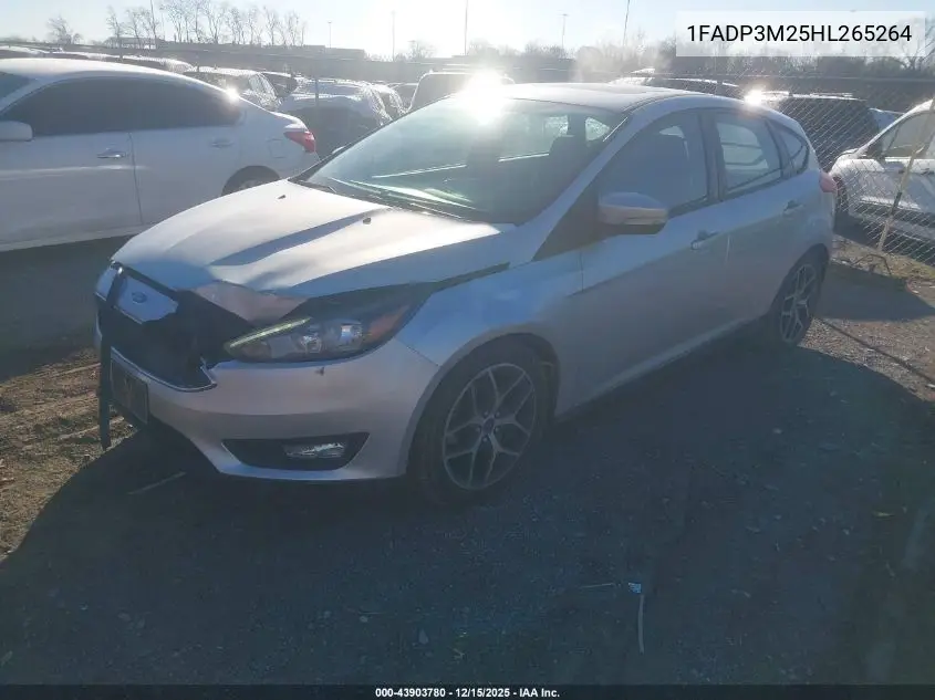 1FADP3M25HL265264 2017 Ford Focus Sel