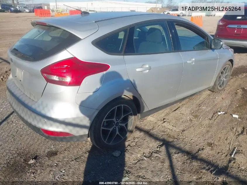 1FADP3M25HL265264 2017 Ford Focus Sel