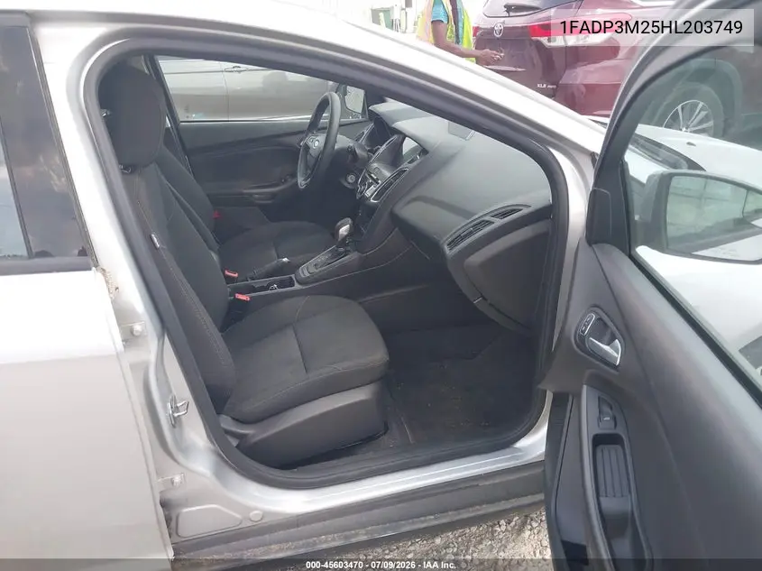 2017 Ford Focus Sel VIN: 1FADP3M25HL203749 Lot: 45603470