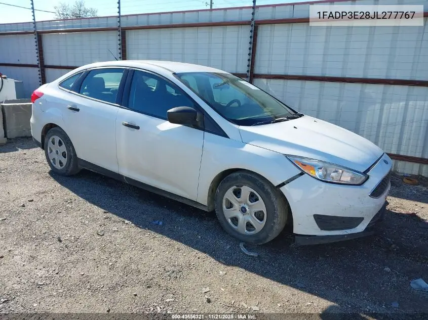 1FADP3E28JL277767 2018 Ford Focus S