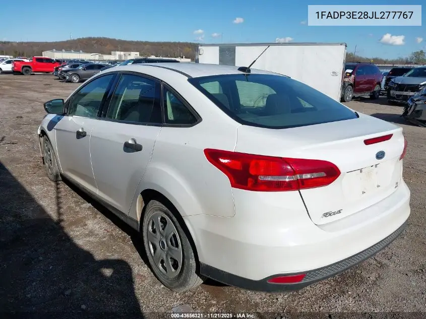 1FADP3E28JL277767 2018 Ford Focus S