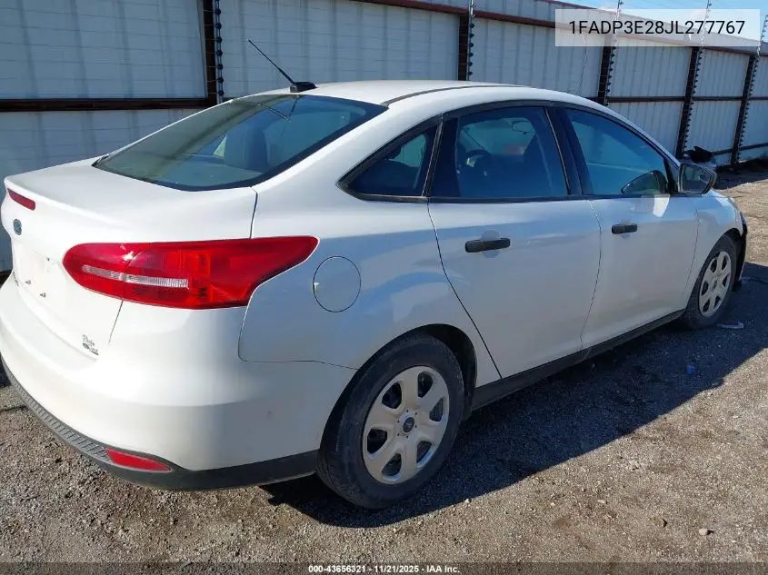 1FADP3E28JL277767 2018 Ford Focus S