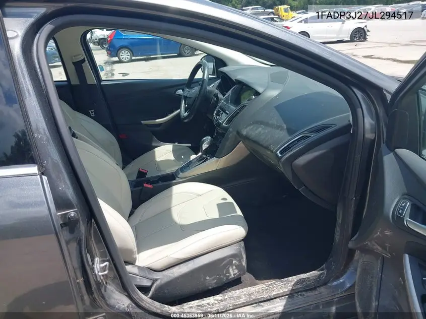 2018 Ford Focus Titanium VIN: 1FADP3J27JL294517 Lot: 45363959