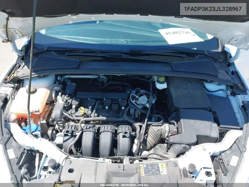 2018 Ford Focus Se VIN: 1FADP3K23JL328967 Lot: 45492746