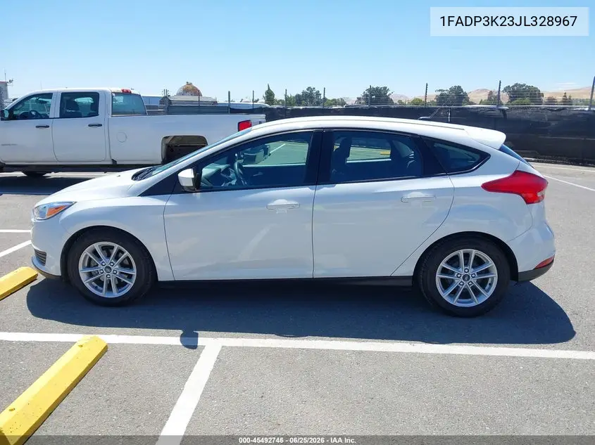 2018 Ford Focus Se VIN: 1FADP3K23JL328967 Lot: 45492746