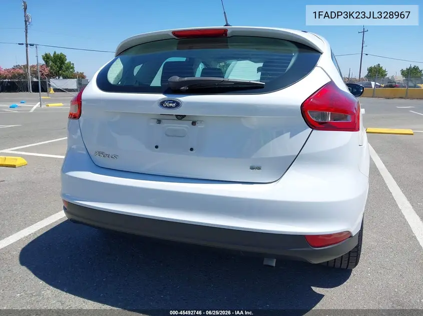 2018 Ford Focus Se VIN: 1FADP3K23JL328967 Lot: 45492746