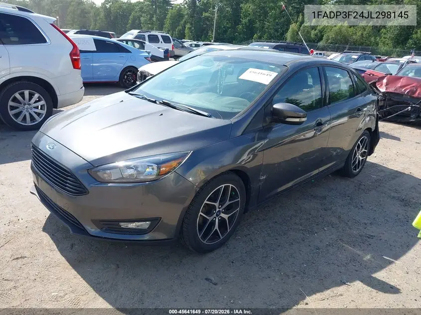 2018 Ford Focus Se VIN: 1FADP3F24JL298145 Lot: 45641649