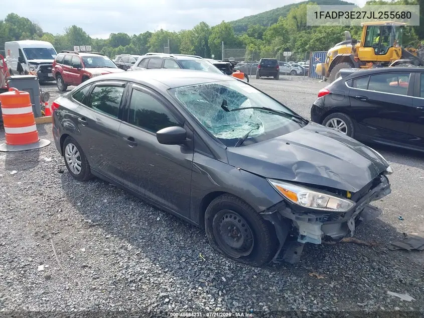 2018 Ford Focus S VIN: 1FADP3E27JL255680 Lot: 45664231