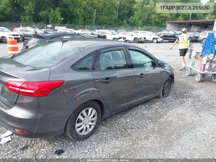 2018 Ford Focus S VIN: 1FADP3E27JL255680 Lot: 45664231