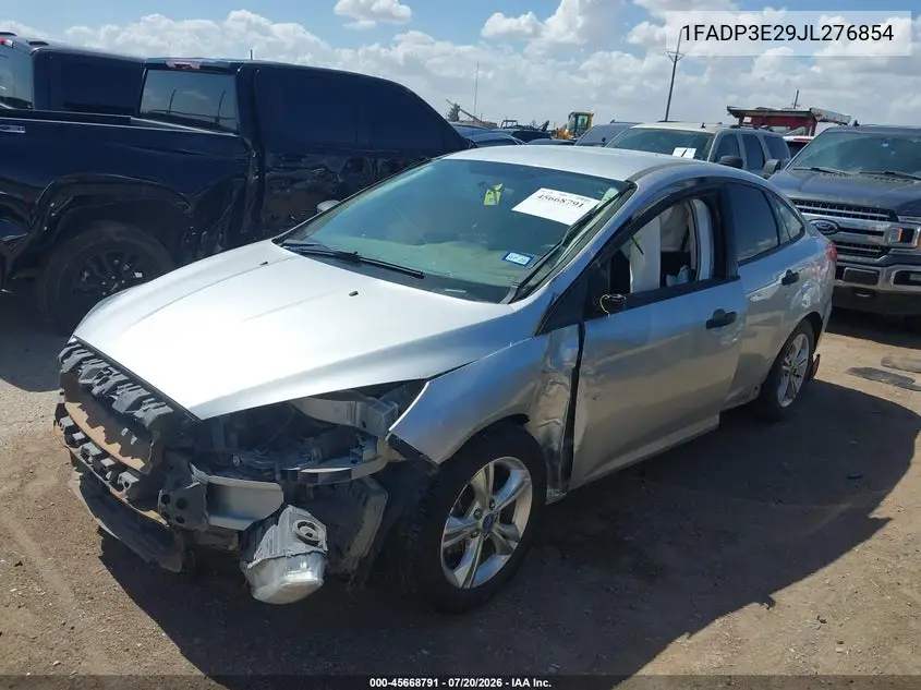 2018 Ford Focus S VIN: 1FADP3E29JL276854 Lot: 45668791