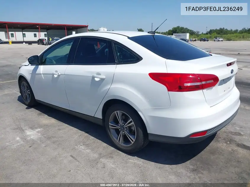 2018 Ford Focus Se VIN: 1FADP3FE0JL236249 Lot: 45672912