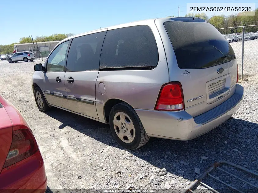 2004 Ford Freestar S VIN: 2FMZA50624BA56236 Lot: 44711757