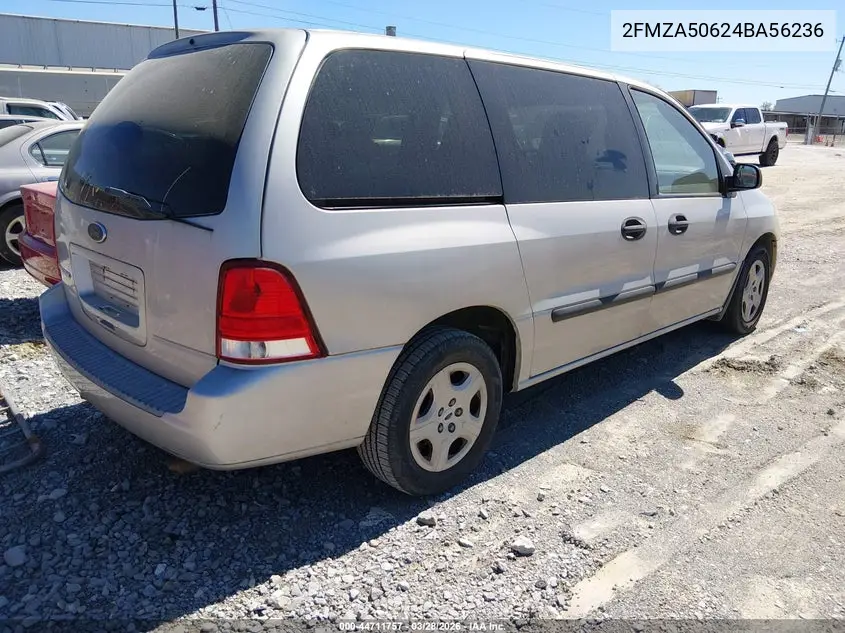 2004 Ford Freestar S VIN: 2FMZA50624BA56236 Lot: 44711757