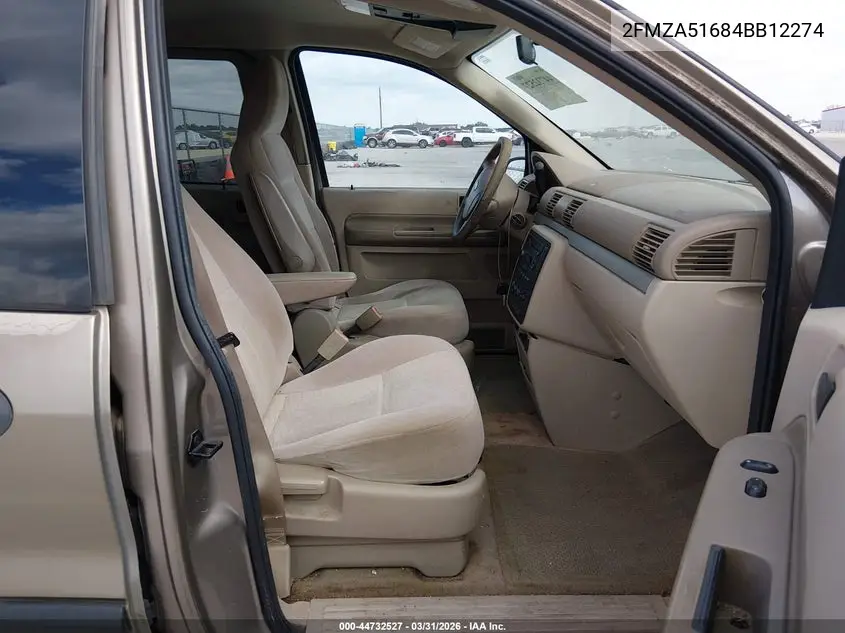 2004 Ford Freestar Se VIN: 2FMZA51684BB12274 Lot: 44732527