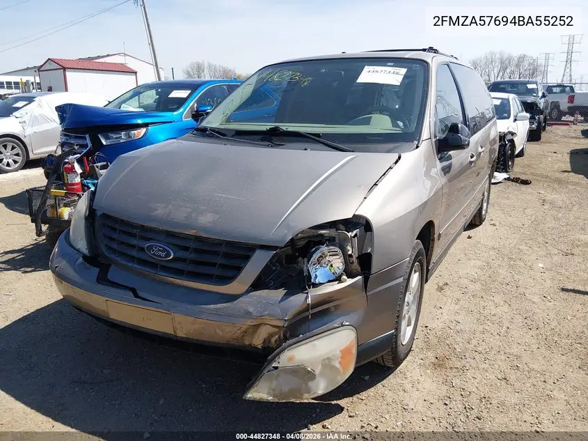 2004 Ford Freestar Ses VIN: 2FMZA57694BA55252 Lot: 44827348