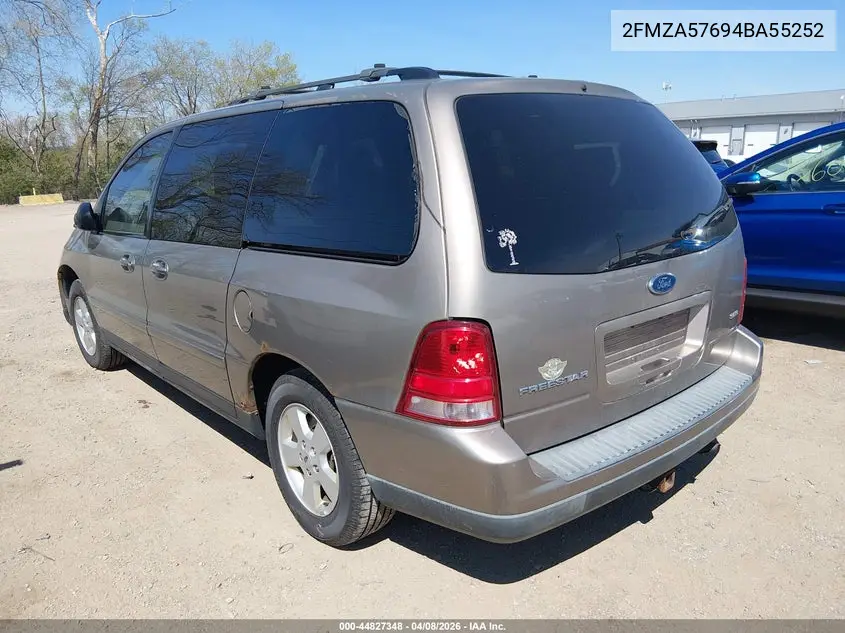 2004 Ford Freestar Ses VIN: 2FMZA57694BA55252 Lot: 44827348
